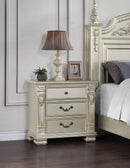 Lyndon 2-Drawers Nightstand, Gray