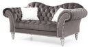 Wilshire 75in Loveseat, Dark Gray