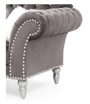 Wilshire 75in Loveseat, Dark Gray