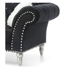 Wilshire 75in Loveseat, Black