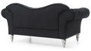 Wilshire 75in Loveseat, Black