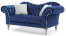 Wilshire 75in Loveseat, Blue