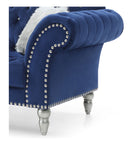 Wilshire 98in Sofa, Blue