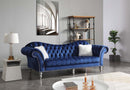 Wilshire 98in Sofa, Blue