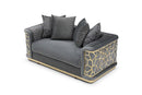 Talia 68in Loveseat, Gray