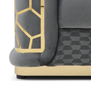 Talia 92in Sofa, Gray