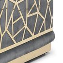 Talia 92in Sofa, Gray