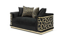 Talia 68in Loveseat, Black