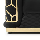 Talia 92in Sofa, Black