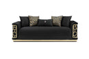 Talia 92in Sofa, Black