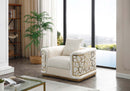 Talia  Chair, Ivory