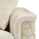 Talia 68in Loveseat, Ivory