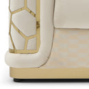Talia 92in Sofa, Ivory