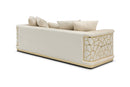 Talia 92in Sofa, Ivory
