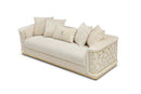 Talia 92in Sofa, Ivory