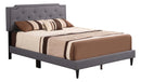 Deb Queen Box Spring Bed, Gray