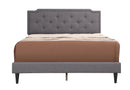 Deb Queen Box Spring Bed, Gray