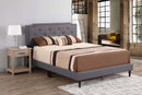 Deb Queen Box Spring Bed, Gray