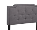 Deb Twin Box Spring Bed, Gray