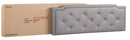 Deb Queen Box Spring Bed, Light Gray