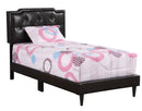 Deb Twin Box Spring Bed, Cappuccino
