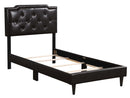 Deb Twin Box Spring Bed, Cappucino