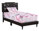 Deb Twin Box Spring Bed, Cappucino