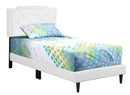 Deb Twin Box Spring Bed, White