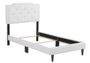 Deb Twin Box Spring Bed, White