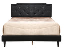 Deb Full Box Spring Bed, Black