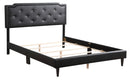 Deb Full Box Spring Bed, Black