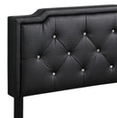 Deb Twin Box Spring Bed, Black
