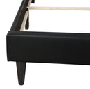 Deb Twin Box Spring Bed, Black