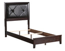 Primo Twin Box Spring Bed, Espresso