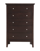 Primo 5-Drawers Chest, Espresso