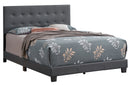 Caldwell Full Box Spring Bed, Dark GREY