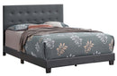 Caldwell Full Box Spring Bed, Dark Gray
