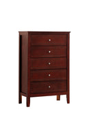 Daniel 5-Drawers Chest, Cherry