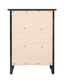 Daniel 3-Drawers Nightstand, Black