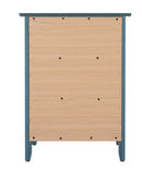 Daniel 3-Drawers Nightstand, Teal