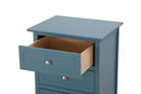 Daniel 3-Drawers Nightstand, Teal