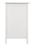 Daniel 3-Drawers Nightstand, White