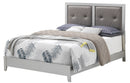 Primo Full Box Spring Bed, Silver Champagne