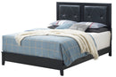 Primo Full Box Spring Bed, Black