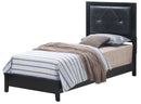 Primo Twin Box Spring Bed, Black
