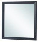 Primo 36"L x 36"H Mirror, Black