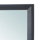 Primo 36"L x 36"H Mirror, Black