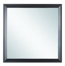Primo 36"L x 36"H Mirror, Black