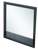 Primo 36"L x 36"H Mirror, Black
