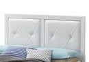 Primo Full Box Spring Bed, White